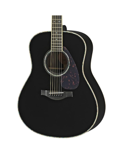 Yamaha L Series Rosewood Folk Acoustic Guitar, Black With Passive Pickup TGF33