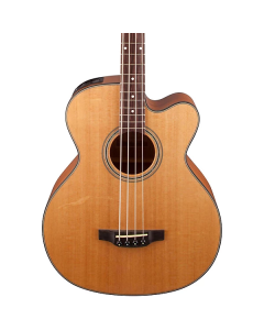 Takamine GB30CE NAT Venetian Style Cutaway Left Handed Acoustic Electric Bass. Gloss Natural
