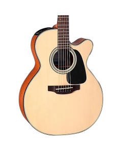 Takamine GX18CE NS 3/4 Size TakaMini Acoustic Electric Guitar with Gig Bag. Natural Satin