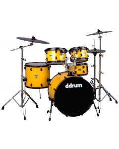 ddrum J2P 522 FY Journeyman 5pc Drums w/ HW. Yellow