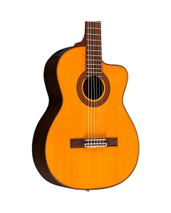 Takamine GC5CE NAT Nylon String Cutaway Left Handed Classical Acoustic Guitar. Gloss Natural