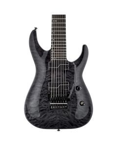 ESP LTD BUZ-7 7 String Electric Guitar. See Thru Black Quilted Maple