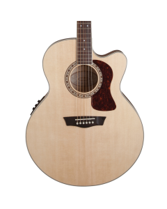 Washburn HJ40SCE Heritage Jumbo Acoustic-Electric Flame Maple Guitar