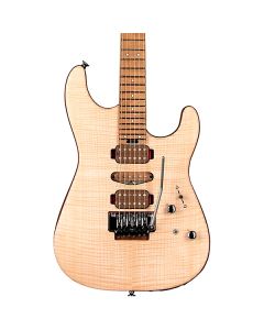 Charvel Guthrie Govan Signature HSH Flame Maple Electric Guitar. Caramelized Flame Maple Fingerboard, Natural