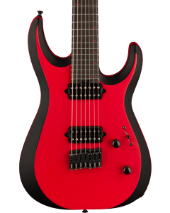 Jackson Pro Plus Series DK Modern MDK7 Electric Guitar HT, Ebony Fingerboard, Satin Red with Black bevels TGF33