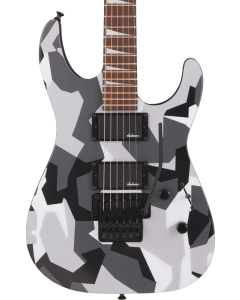 Jackson X Series Soloist SLX DX Camo Electric Guitar. Laurel Fingerboard, Winter Camo