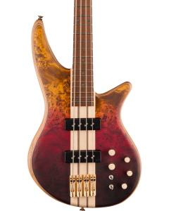 Jackson Pro Series Spectra Bass SBP IV, Caramelized Jatoba Fingerboard, Firestorm Fade