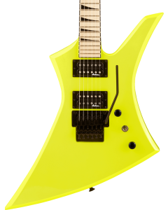 Jackson X Series Kelly KEXM Electric Guitar. Maple Fingerboard, Neon Yellow