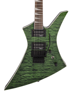 Jackson X Series Kelly KEXQ Electric Guitar. Laurel FB, Transparent Green
