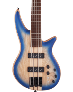 Jackson Pro Series Spectra Bass SBA V. Caramelized Jatoba Fingerboard, Blue Burst