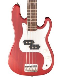 Jay Turser JTB-40-TR Solid Body 3/4 Size Bass Guitar. Trans Red