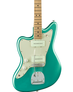 Fender American Pro Left-Handed Jazzmaster Electric Guitar. Maple FB, Mystic Seafoam