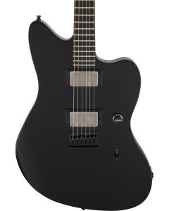 Fender Jim Root Jazzmaster Electric Guitar. Ebony FB, Flat Black
