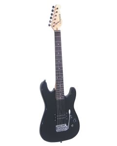 J Reynolds JR5B 3/4 Size Electric Guitar. Black