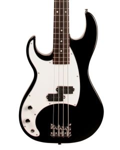 J Reynolds JR7B Left-Handed Electric Bass. Black