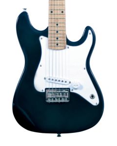 J Reynolds JRPKSTBK Mini Electric Guitar Pack. Black