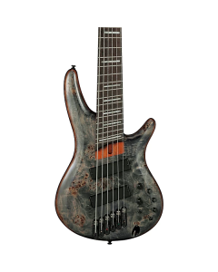 Ibanez SRMS806 DTW Bass Workshop 6 String Electric Bass. Deep Twilight TGF33