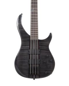 Peavey Cirrus 4 Electric Bass. Flame Maple 35S Trans Black 35S