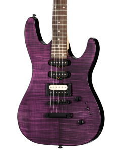 Kramer Striker Figured HSS Electric Guitar - Transparent Purple