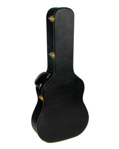 MBT MBTAGCWBK Wooden Acoustic Guitar Case. Black