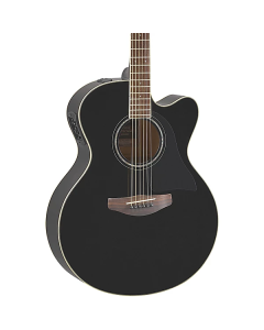 Yamaha CPX600-BL Acoustic Electric Guitar Black TGF33