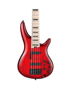 Ibanez ANB205 TWB Adam Nitti Signature 5 String Electric Bass. Transparent Wine Red Burst with Case TGF33