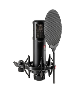 SE SE2300 Multi Pattern Large Diaphragm Condenser Mic with Shockmount and Filter TGF33
