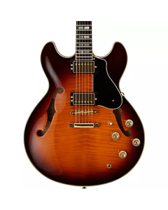 Yamaha SA2200 Semi-Hollowbody Electric Guitar, Sycamore Top; Brown Sunburst TGF33
