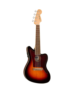 Fender Fullerton Jazzmaster Ukulele, Walnut Fingerboard, Tortoiseshell Pickguard, 3-Color Sunburst TGF33
