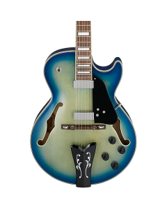Ibanez GB10EM JBB George Benson Signature Hollowbody Electric Guitar. Jet Blue Burst TGF33