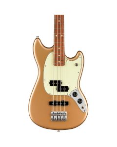 Fender Player Mustang PJ Bass with Pau Ferro Fingerboard Firemist Gold