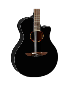 Yamaha Ntx - Thinline Acoustic-Electric Classical Guitar - Black TGF33
