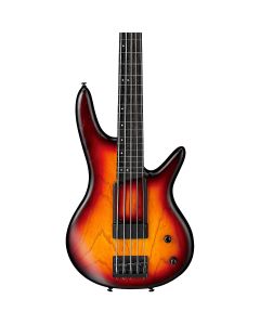 Ibanez GWB205 TQF Gary Willis Signature 5 Strinbg Fretless Bass. Tequila Sunrise Flat with Bag
