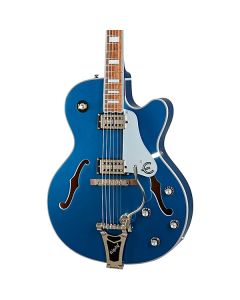 Epiphone ETS2DBMNB1 Emperor Swingster Hollowbody - Delta Blue Metallic