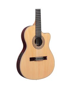 Ibanez GA34STCENT Nylon String Classical Acoustic Electric Guitar Natural High Gloss TGF11