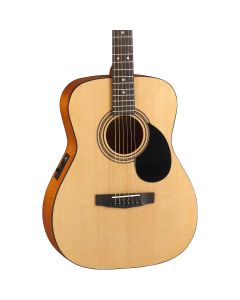 Cort AF510EOP Standard Series Acoustic Electric Concert Guitar. Open Pore