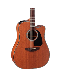 Takamine GD 11M CE NS Dreadnought Left Handed Cutaway Acoustic Electric Guitar. Satin Natural Sapele Top