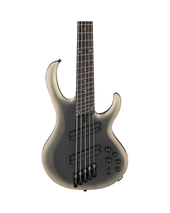 Ibanez BTB605MSSOM Bass Workshop Multi Scale 5 String Neck Thru Electric Bass with Case. Solar Eclipse Matte