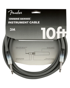 Fender Ombré Instrument Cable, Straight/Straight, 10' Silver Smoke