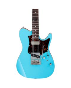 Ibanez TQMS1 CTB Tom Quayle Signature Electric Guitar. Celeste Blue with case