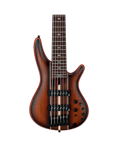 Ibanez SR1356B DUF 6 String Electric Bass. Dual Mocha Burst Flat with Bag TGF33