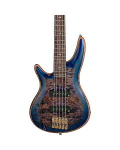 Ibanez SR2605L CBB Left Handed Electric Bass. Cerulean Blue Burst with Bag TGF33