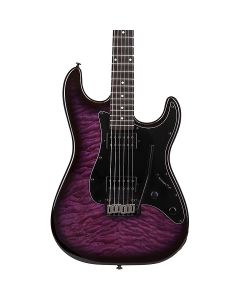 Schecter Traditional Pro Electric Guitar Transparent Purple Burst