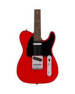 Squier Sonic Telecaster Electric Guitar, Laurel Fingerboard, Black Pickguard, Torino Red