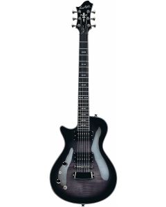 Hagstrom ULSWE-L-CBB Left Handed Ultra Swede Electric Guitar. Cosmic Black Burst