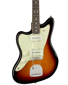 Fender American Pro Left-Handed Jazzmaster Electric Guitar. Rosewood FB, 3-Color Sunburst