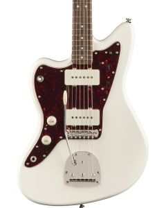 Squier Classic Vibe '60s Jazzmaster Left-Handed Electric Guitar. Laurel FB, Olympic White