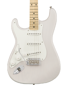 Fender American Original '50s Left Handed Stratocaster Electric Guitar. Maple FB, White Blonde
