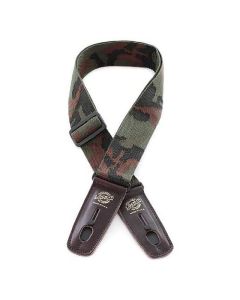 Lock-It 2" Poly Patented Locking Technology Guitar Strap CAMO