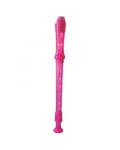 Lauren LRECPI 3 Piece Soprano Recorder Pink